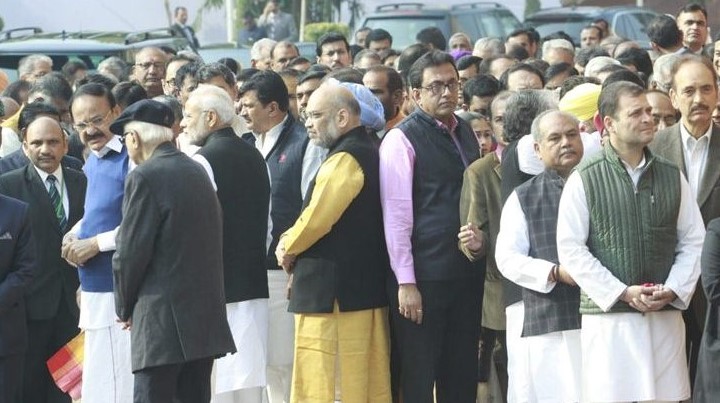 No pleasantries exchanged as PM, Rahul attend Parl attack anniversary event