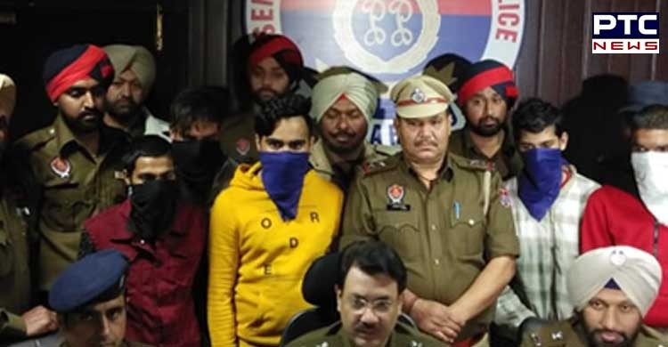 Jalandhar : Robbers’ gang busted, 6 held with arms,ammo