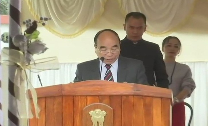 Zoramthanga sworn in as Mizoram CM for third time