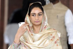 Harsimrat Badal demands action against Gandhi family