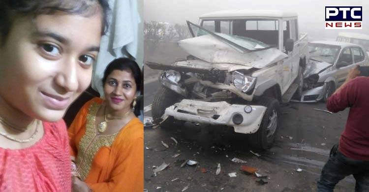Fog causes a 12-car pile-up, woman, daughter killed