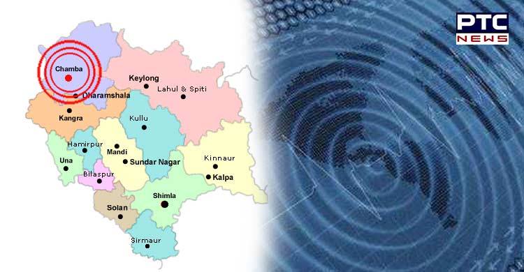 Mild tremors at Himachal's Chamba dist