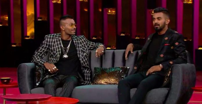 Hardik Pandya & KL Rahul in Kofee with Karan Hardik Pandya & KL Rahul in Kofee with Karan