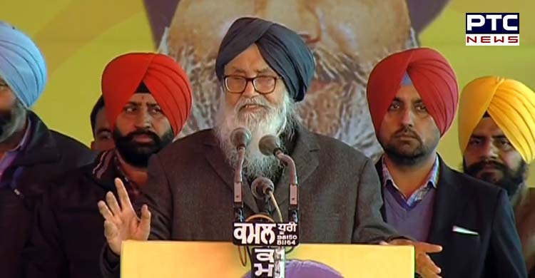 Parkash Singh Badal hits out at Congress for betraying people of Punjab