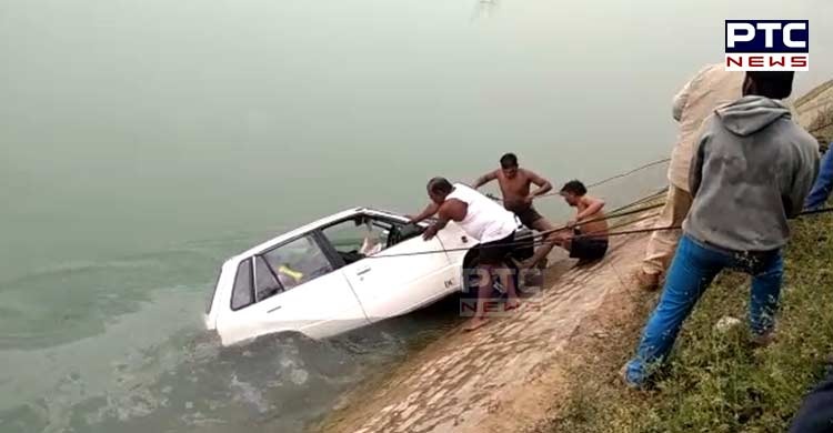 Three killed as car plunges into Bhakra canal