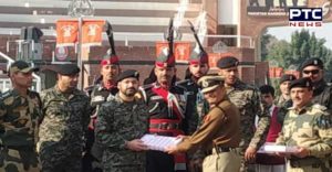 Atari Wagah border BSF and Pak Rangers sweets