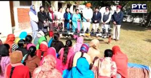 Harsimrat Kaur Badal Talwandi Sabo Nanhi Chhaan' Sewing Center Start
