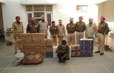 Illicit liquor bottles seized, one arrested in Jalandhar