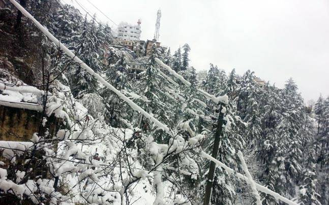 Heavy Snowfall in Shimla and Manali