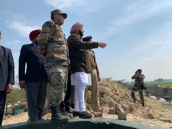 Capt Amarinder visits border villages, welcomes release of Wing Commander Abhinandan