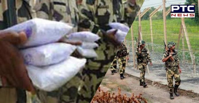 Tarantaran Khemkaran BSF Indo-Pak border 4 Packets heroin recovered