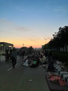 Patiala Rajiv Gandhi National University Students fourth day Protest