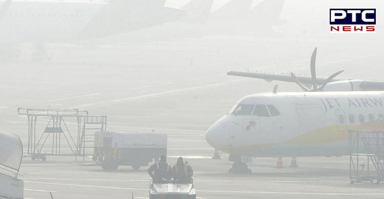 Cold, foggy morning in Delhi; Ten flights diverted