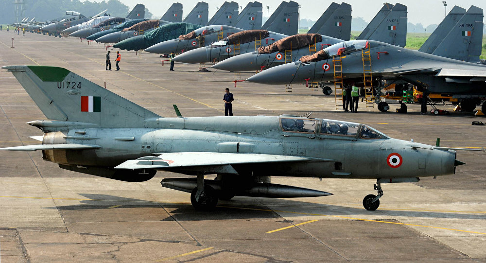 Indian Air Force carried out combat drill along Pakistan border