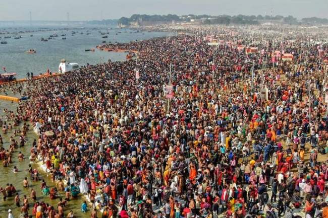 Mahashivratri: More than 1 crore devotees take holy dip in Sangam