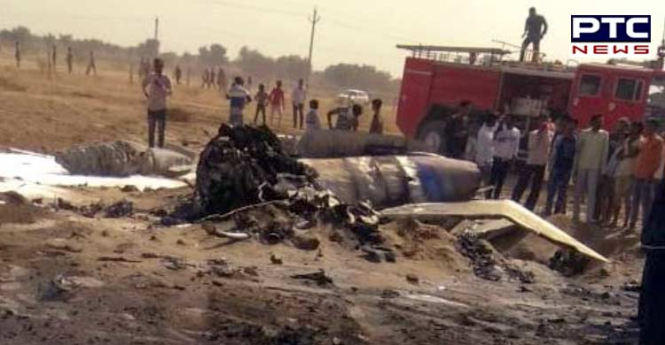 Indian Air Force MiG-21 crashes near Nal in Rajasthan, pilot safe