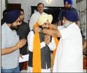 Gurvinder Bali join Shiromani Akali Dal Sukhbir Badal