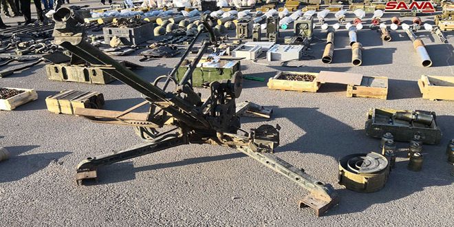 Large cache of weapons found in Daraa
