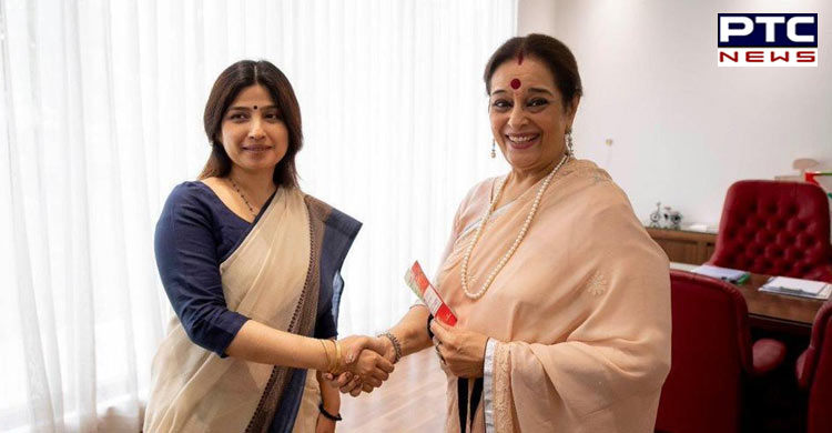 Poonam Sinha files nomination from Lucknow; will contest against Rajnath Singh