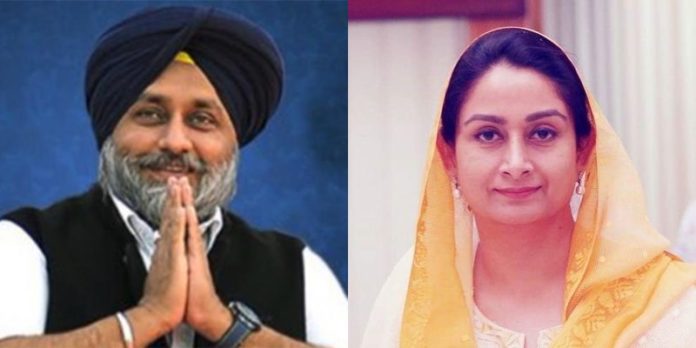 ਸੁਖਬੀਰ ਬਾਦਲ ਅਤੇ ਹਰਸਿਮਰਤ ਕੌਰ ਬਾਦਲ 26 ਅਪ੍ਰੈਲ ਨੂੰ ਭਰਨਗੇ ਨਾਮਜ਼ਦਗੀ ਕਾਗਜ਼ Sukhbir Badal And Harsimrat Kaur Badal 26th April Fill nomination paper