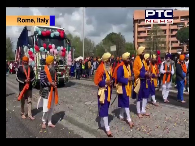 Nagar Kirtan Celebration on Khalsa Sajna Diwas in Italy