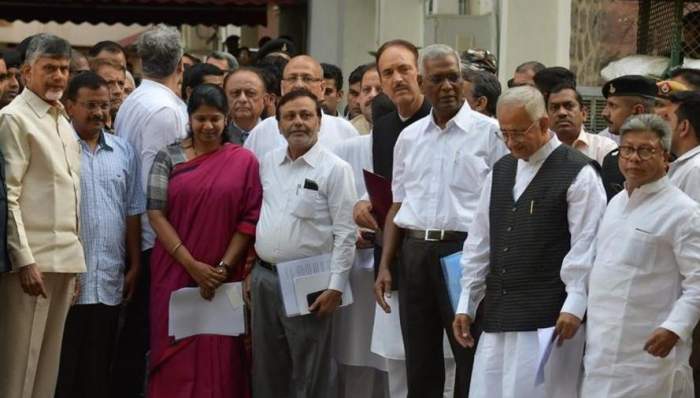 22 Opposition leaders meet EC, demand 100% VVPAT checks in case of mismatch