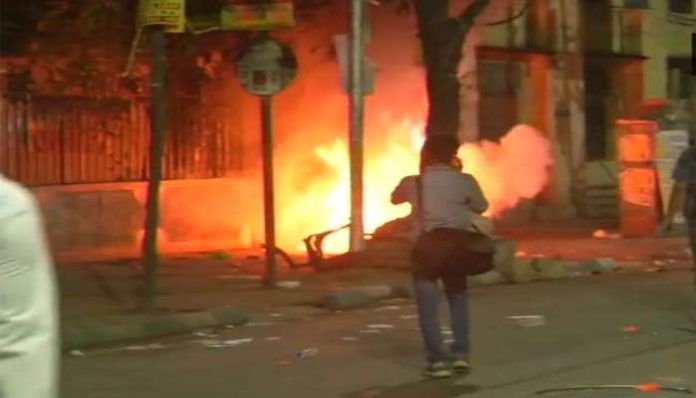 Amit Shah Road show violence 1 Amit Shah Road show violence 1