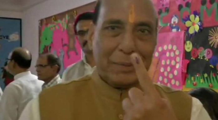 Lok Sabha Elections 2019 Polling for fifth phase begins; Rajnath Singh fifth phase begins