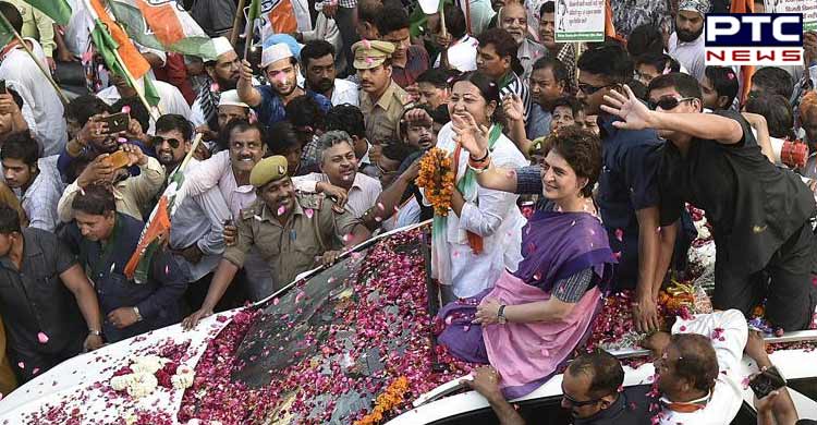 Priyanka Gandhi to hold a roadshow in Haryana today