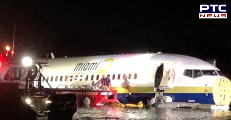 Boeing 737 with 143 on board falls into Florida river, 21 hurt