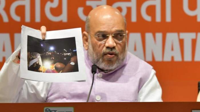 Amit Shah accuses TMC of inciting Kolkata violence, shows pics as proof
