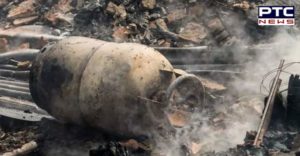Tarantaran Pakoras Shop Gas Cylinder Leak Due Fire