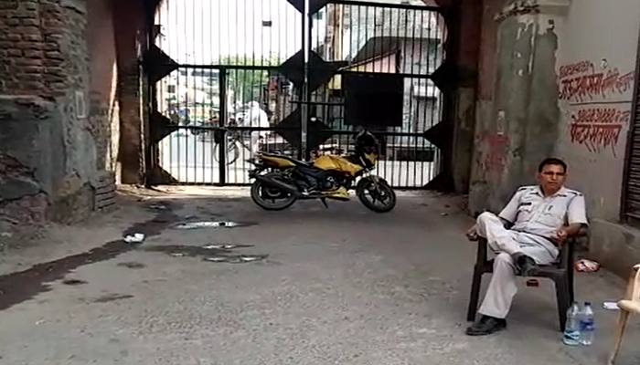 झज्जर जिले की अनाज मंडियों में सरसों की खरीद को लेकर पुलिस तैनात