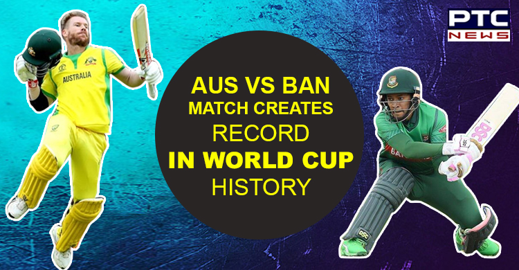 Australia vs Bangladesh match creates all-time record in ICC Cricket World Cup History