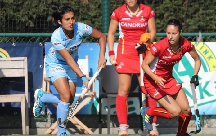 Indian Junior women's team beat Canada Jr. women team Indian Junior women's team beat Canada Jr. women team