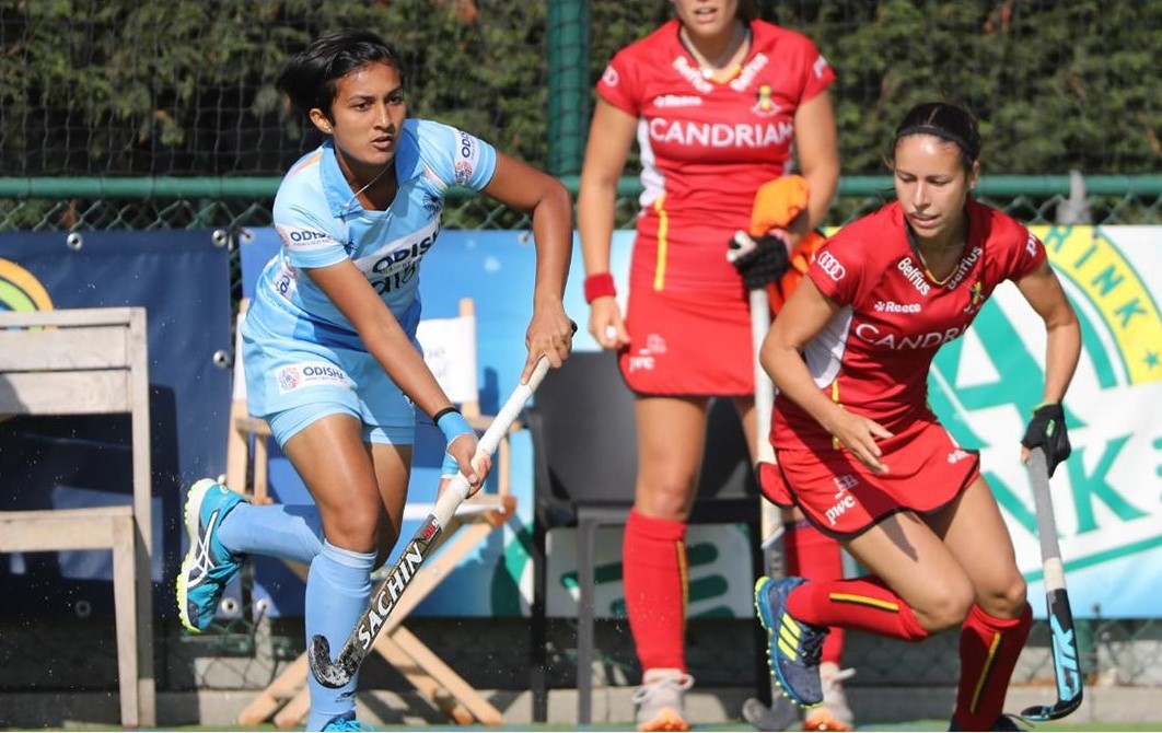Indian Junior women's team beat Canada Jr. women team