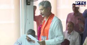 BJP Jaishankar And JM Thakor field Nomination letter as Rajya Sabha candidates from Gujarat