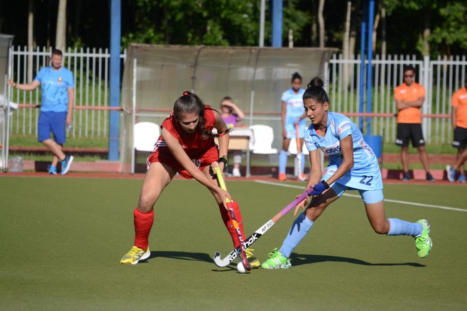 Indian Junior women hold Belarus women team to 1-1 draw