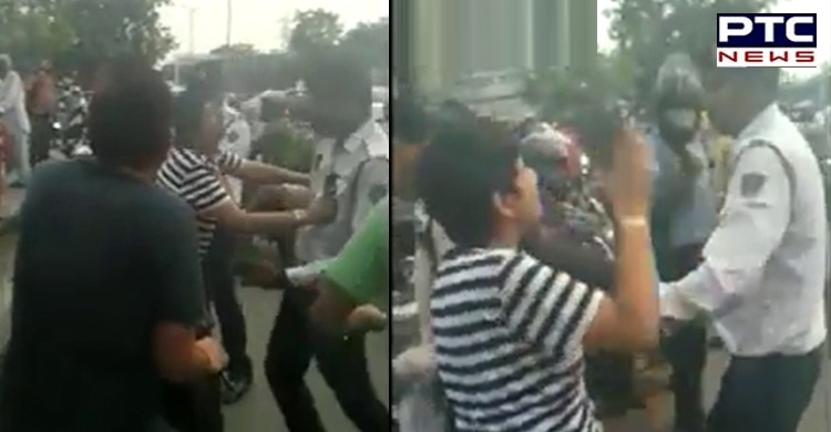 Delhi: Drunk Woman and Man Manhandles Traffic Cops, arrested; watch video