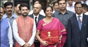 Budget 2019 : Finance Minister Nirmala Sitharaman present Budget 2019