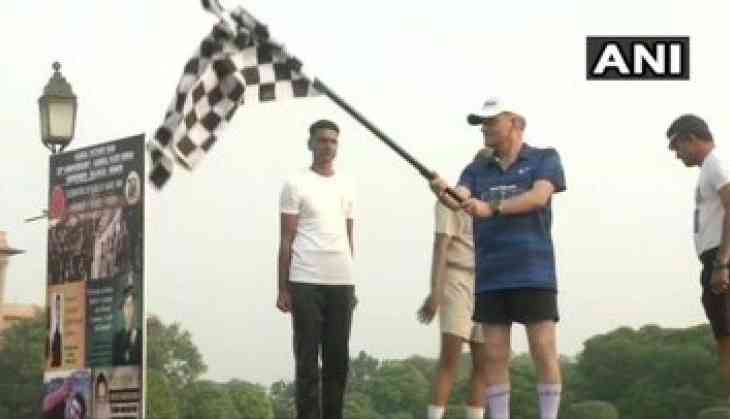New Delhi: Kargil victory run flagged off from Vijay Chowk