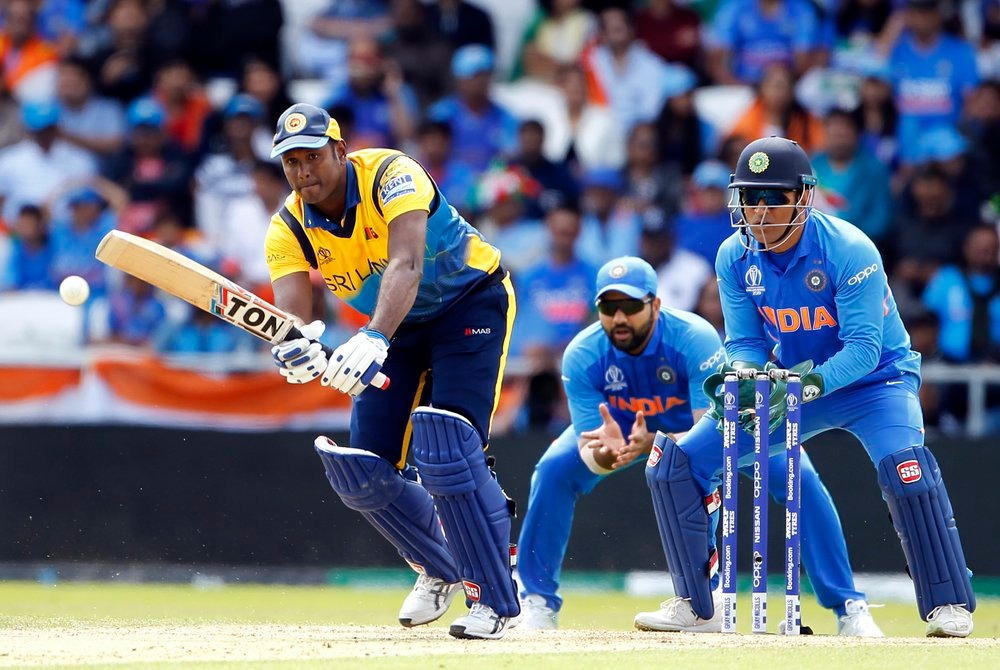 ICC World Cup 2019: Angelo Mathews century powers Sri Lanka to 264/7 against India