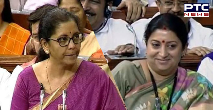 Budget 2019: “Nari tu Narayani”, says Finance Minister Nirmala Sitharaman in Lok Sabha Budget 2019: “Nari tu Narayani”, says Finance Minister Nirmala Sitharaman in Lok Sabha