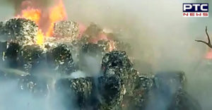 Deera Bassi market Electricity Shop Fire