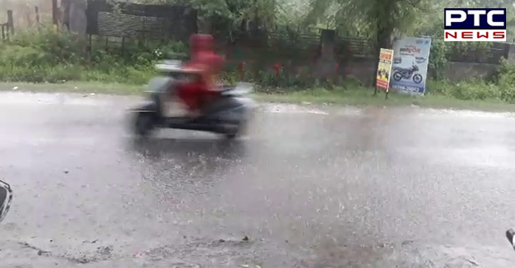 Ludhiana: Heavy rainfall lashes out giving respite from heat waves
