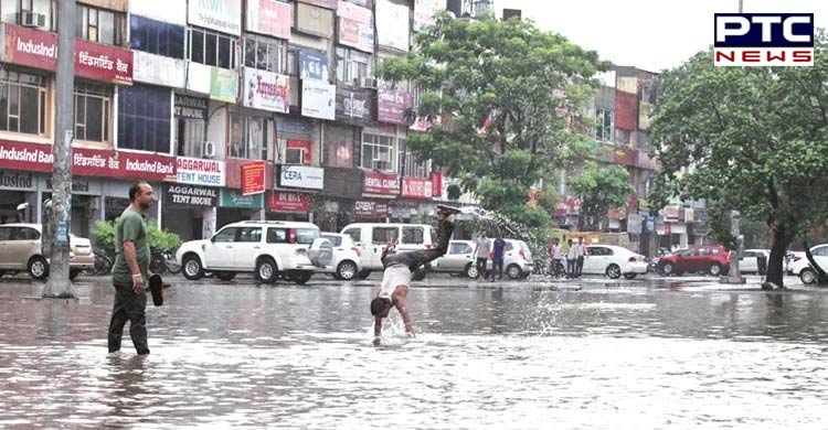 Punjab: Streets Waterlogged in Ludhiana due to heavy rainfall in the city