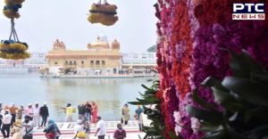 Sri Harmandir Sahib , Sri Akal Takht Sahib And Gurudwara Baba Atal Rai Sahib Ji Flower decoration