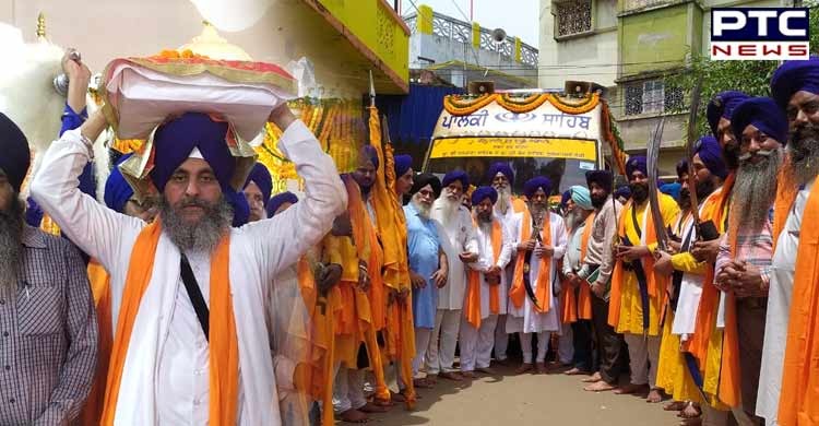 International Nagar Kirtan departs from Kharagpur, West Bengal to Jamshedpur, Jharkhand