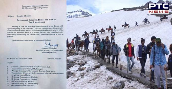 Jammu & Kashmir issues security advisory for Amarnath Yatra amid terror threats Jammu & Kashmir issues security advisory for Amarnath Yatra amid terror threats