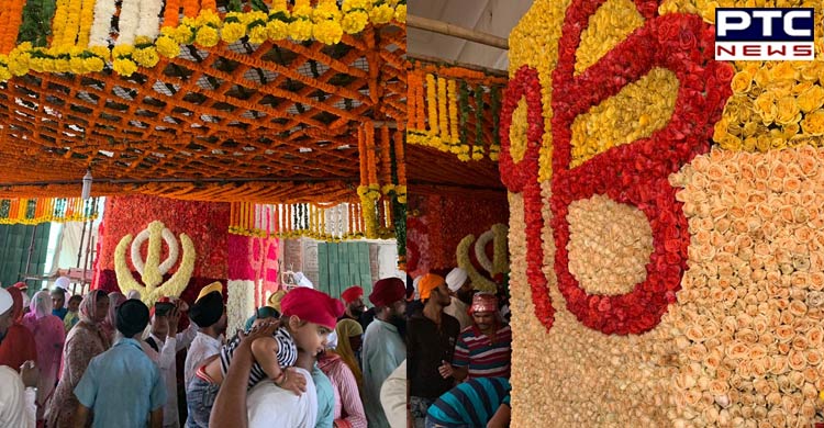 Devotees awed as flowers bloom at Sri Harmandir Sahib for celebrations of first Parkash Purab of Sri Guru Granth Sahib Ji